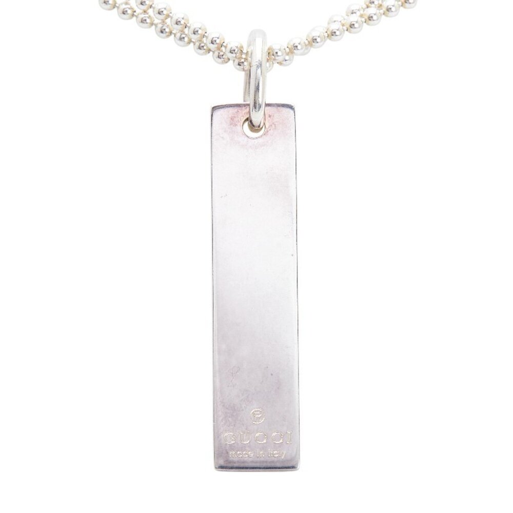 Gucci necklace ball chain double SV925 silver women's GUCCI - Picture 2 of 6